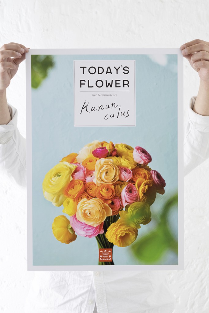 RANUNCULUS TODAY’S FLOWER BOOKLET and POSTER Other Image