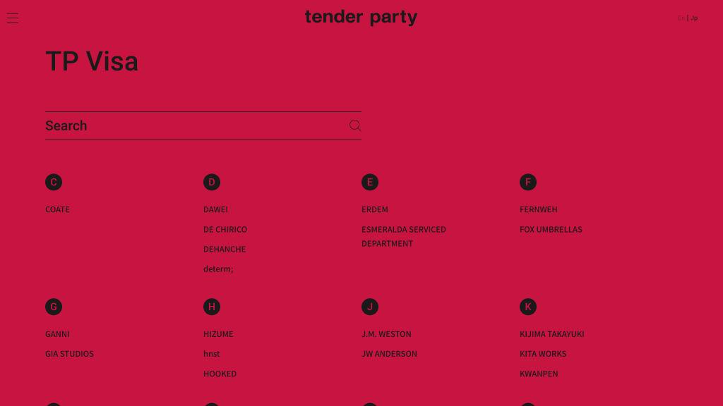 WEB DESIGN FOR TENDER PARTY Other Image
