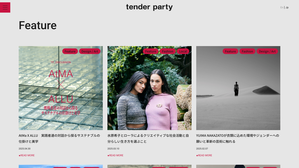 WEB DESIGN FOR TENDER PARTY Other Image