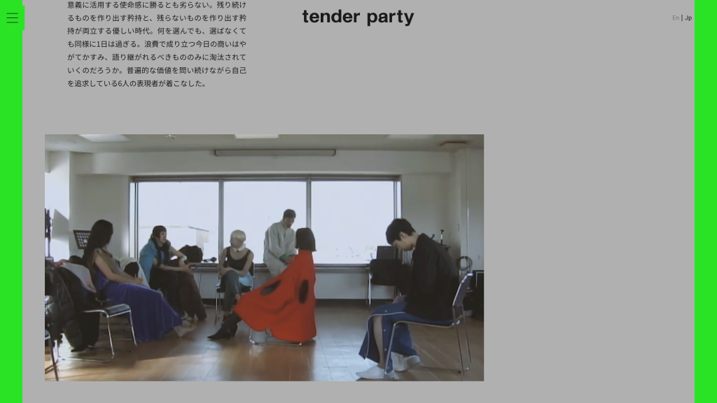 WEB DESIGN FOR TENDER PARTY Other Image