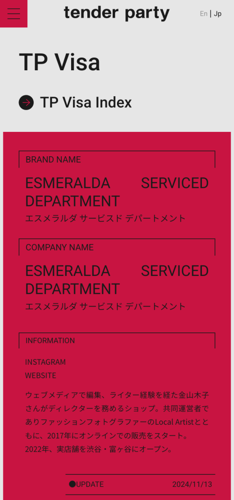 WEB DESIGN FOR TENDER PARTY Other Image